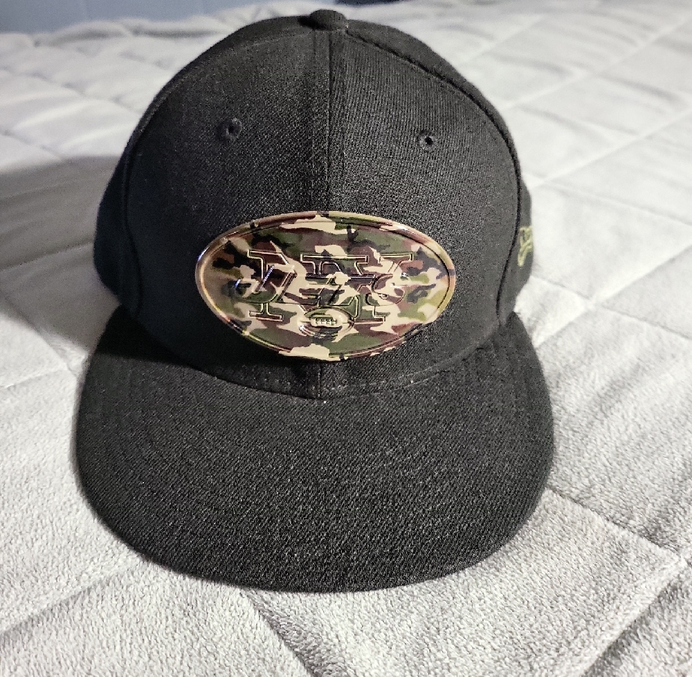 NY JETS    Camo Logo Cap